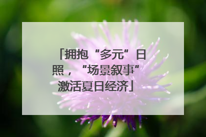 拥抱“多元”日照，“场景叙事”激活夏日经济